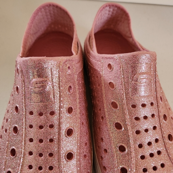 Skechers Girls Guzman Steps Sneakers Pink Rubber Slip On Shoes Big Girl Size 3 - Picture 5 of 8